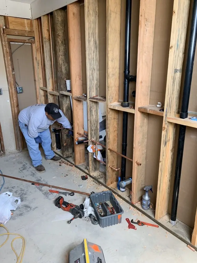 Commercial rough-in plumbing for Water Heater Replacement in Five Forks